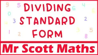 Dividing Standard Form | How to Divide Numbers in Standard Form | GCSE Maths