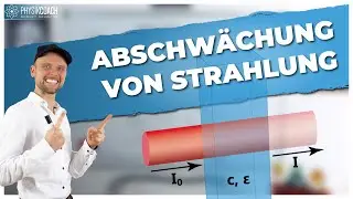 Intensität - Abschwächung von Strahlung in Materie (Schwächungsgesetz) || Physik für Mediziner ||