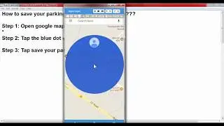 How to save your parking location on google map-latest feature 2017