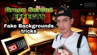 Green screen effects (chroma key) - fake background effects