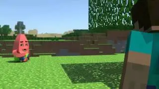 Спанч Боб и Патрик в Майнкрафт №2[Minecraft Анимация]
