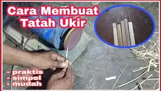 Tatah Ukir Tajam Tidak Bakalan Tumpul #ukiranbambu