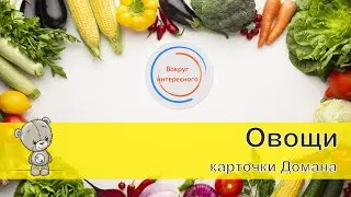 Карточки Домана. Овощи