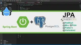 Spring Boot Restful + PostgreSQL + JPA Validation @NotNull @Size @Min @Max @Pattern - Part 7