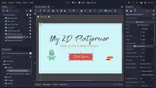 11. Adding sound to a button in Godot 3.2 - Digital Student Online School