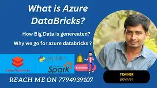 1.Azure Databricks Introduction| Azure data bricks tutorial|What is azure databricks|What is bigdata