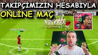 ONLINE MATCH WITH OUR FOLLOWER'S ACCOUNT! ICON RONALDINHO FIRST GOAL (Pes 2021 Mobile)