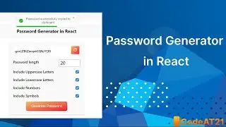 Password Generator in React