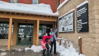 Matt and Connie ringing the bell Copper Mountain 23/24
