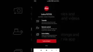 Leica FOTOS App - Sync with Leica SL2S