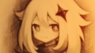 Paimon become Mona Lisa - Genshin Impact