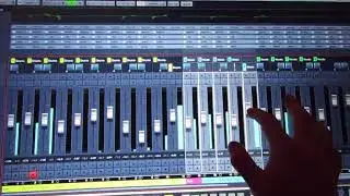 Slate RAVEN Multi-Touch Mixing on Cubase