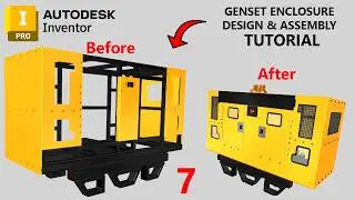 Diesel Generator Design in Autodesk Inventor 2025 - Part 7
