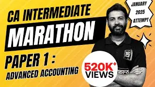 CA Inter Marathon Revision with RTP & MTP | Advanced Accounting | Sept 2024 I English | CA Sandesh
