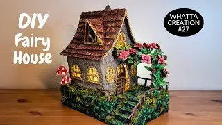 How to make Cardboard House | Fairy House | Casa de Hadas | Сказочный дом | परियों का घर