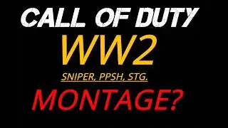 CALL OF DUTY WORLD WAR 2 FUN MONTAGE?  SNIPER AND PPSH CLIPS.
