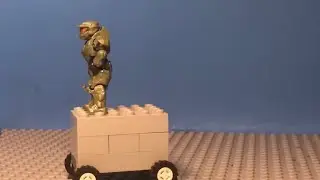 Thomas the train vs master chief stop motion