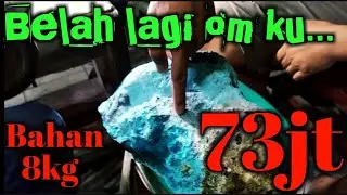 Alhamdulillah rejeki nomplok... Coklat menyertai hitam dalam batu...