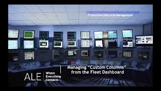 PaLM - Fleet Dashboard: managing custom columns