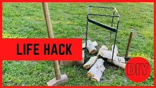 A BETTER WAY TO SPLIT FIREWOOD