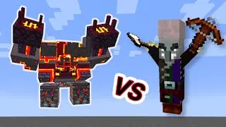 Magispeller Vs. Netherite Monstrosity in Minecraft Showcase