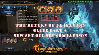 Drakensang Online | Dragan 2025 Make NEW SET Old set comparison - Battle pass | 