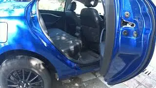 Пластиковые накладки порогов Веста.