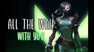 Nightcore ➸ ♡ All The Way ♡ Kenan Waters Ft. Abi Flynn (Lyrics)