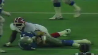 Bruce Smith 2 Sacks Bills at Seattle November 6, 1988