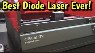 Creality Falcon 2 Pro Is The Boss Hog Of Lasers!!! Cuts Like Butter And Fast Too!
