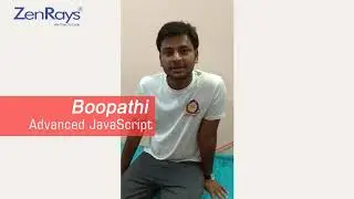 Advanced JavaScript Training in Bangalore Student Review Video | ZenRays