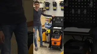 🏷️ 9’200₽. Металлическая 4-колесная прочная тележка Huberth с двумя полками и панелью под пылесос.