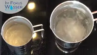 Vergleich: gelöste Feststoffe vor und nach der Installation