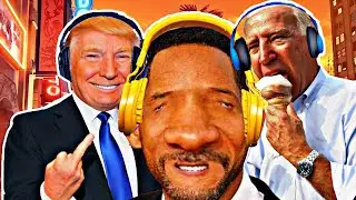 Trump, Biden & Will Smith Play GTA