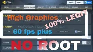 CALL OF DUTY MOBILE UNLOCK HIGH GRAPICS AND 60 FPS NO ROOT NEEDED 100% LEGIT NOT CLICK BAIT!!!!!