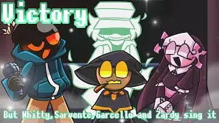 Victory but Whitty, Sarvente, Garcello and Zardy sing it! 【FNF】