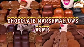 ASMR CHOCOLATE MARSHMALLOW EATING