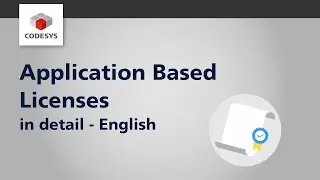 Application Based Licenses - in detail - CODESYS