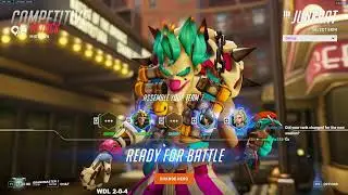 AQUAMARINE JUNKRAT GOD GAMEPLAY OVERWATCH 2 SEASON 4 TOP 500