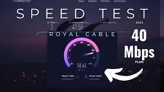 ROYAL CABLE 40 Mbps Upgrade | Speed Test