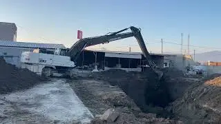 Hidromek hmk 370lc İle Temel Kazısı Yapıyor Ustamız