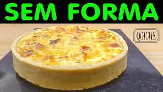 Quiche | Queijo com Presunto | Sem Forma