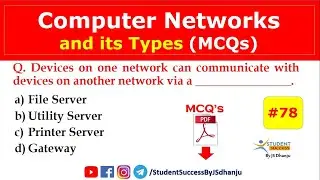 MCQS ON COMPUTER NETWORKS | computer networking questions and answers | GATE | UGC | CSE | JS Dhanju