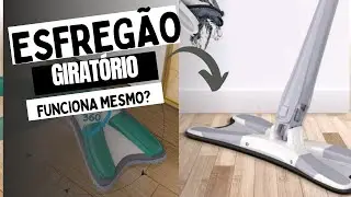 TESTEI O ESFREGÃO/RODO GIRATÓRIO |  Funciona mesmo?