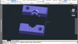 AutoCAD 3D Slice Solid Model