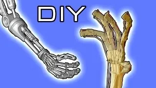 DIY Бионическая рука. Как сделать подвижную руку как у терминатора