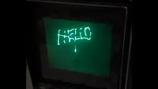 Analog drawing/note taking on a storage oscilloscope | 