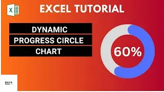 Dynamic Progress Chart in excel | How to create simple Progress chart |