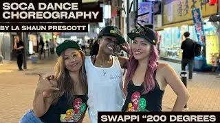 Soca Dance in Tokyo's Shibuya | Caribbean Vibes Meet Japanese Streets | 200 Degrees by Swappi