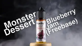 น้ำยาไทย Monster Dessert กลิ่น Blueberry Jam ฟรีเบส Freebase